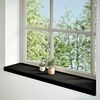 vidaXL Fensterbänke 2 Stk. Dunkelbraun 100x30x2 cm Massivholz Eiche