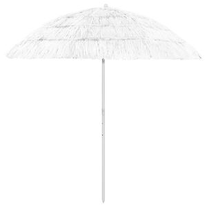 vidaXL Sonnenschirm Hawaii Wei&szlig; 240 cm