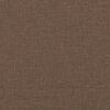 vidaXL Sessel mit Hocker Braun 60 cm Stoff
