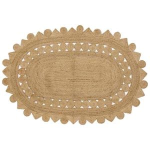 vidaXL Teppich Braun 152 x 245 cm Jute