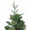 vidaXL K&uuml;nstlicher klappbarer Weihnachtsbaum Gr&uuml;n 120 cm PE und PVC