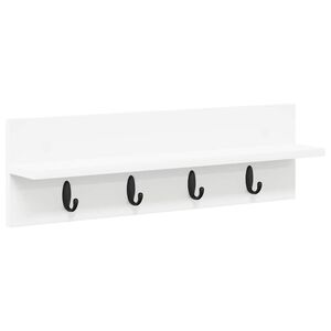 vidaXL Wandmontierter nachttisch Wei&szlig; 60 x 10,5 x 18 cm Holzwerkstoff