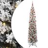 vidaXL K&uuml;nstlicher Weihnachtsbaum mit 300 LEDs mit St&auml;nder Gr&uuml;n 240 cm