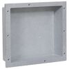 vidaXL Duschnische Mattgrau 41x36x10 cm