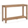 vidaXL Konsolentisch 120x35x75 cm Teak Massivholz