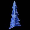 vidaXL Weihnachtsbaum mit 240 LEDs Blau 180 cm Acryl