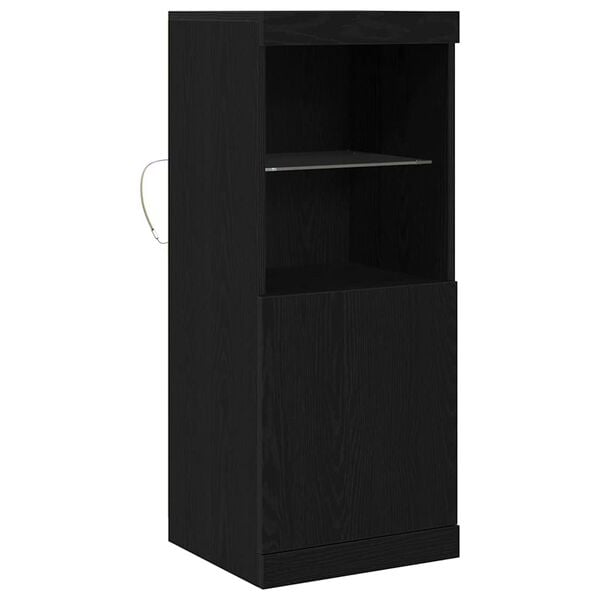 vidaXL Sideboard Schwarze Eiche 41 x 37 x 100 cm Holzwerkstoff