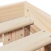 vidaXL Massivholzbett ohne Matratze 135x190 cm Kiefernholz