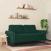 vidaXL 2-Sitzer-Sofa Dunkelgr&uuml;n 140 cm Samt