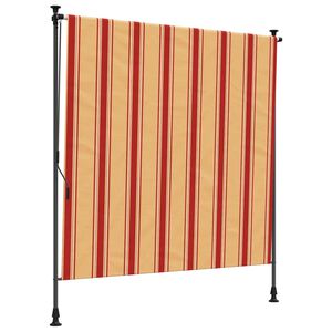 vidaXL Outdoor Rollo Mehrfarbig 100 x 270 cm