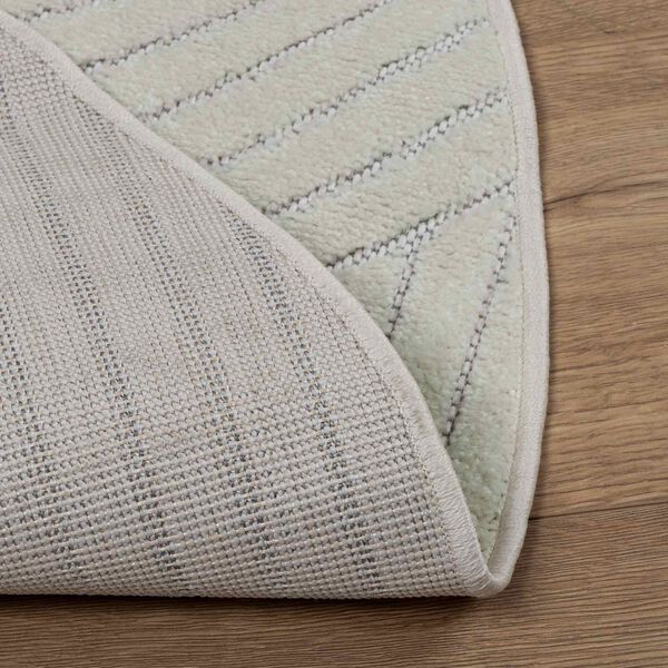 vidaXL Bereichsteppiche Rund PALMERAS Gr&uuml;n &Oslash; 160 CM Polyester