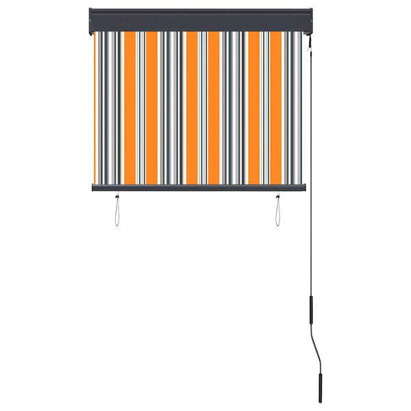 vidaXL Au&szlig;enrollo 80 x 250 cm Gelb und Blau