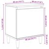 vidaXL Nachttisch Artisan-Eiche 40 x 30 x 50 cm Holzwerkstoff