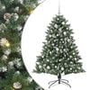 vidaXL K&uuml;nstlicher Weihnachtsbaum Gr&uuml;n 150 cm