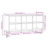 vidaXL TV-Schrank R&auml;uchereiche 103,5x30x50 cm Holzwerkstoff