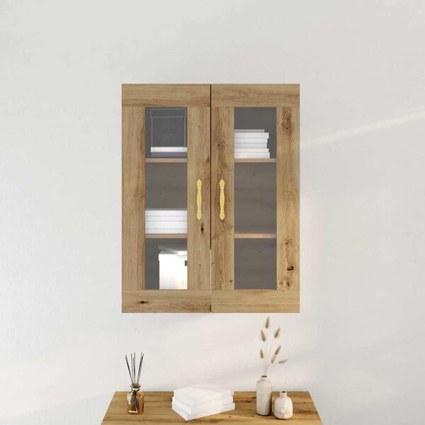vidaXL Wandschrank Artisan-Eiche 69,5 x 34 x 90 cm Holzwerkstoff