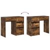 vidaXL Schreibtisch Ger&auml;ucherte Eiche 90 x 37,5 x 75 cm Holzwerkstoff