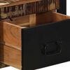 vidaXL Nachttische 2 Stk. Mehrfarbig 40x35x25 cm Altholz Massivholz