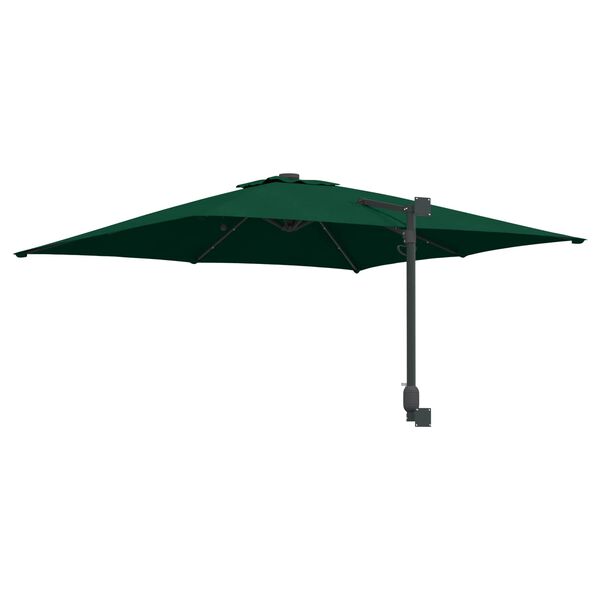 vidaXL Gartenparasol Grün 248,5 x 247,5 x 160 cm Stoff
