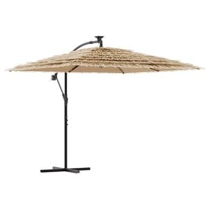 vidaXL Sonnenschirm mit Stahlmast Braun 246x246x230 cm