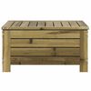 vidaXL Gartenhocker 62x63,5x32 cm Kiefernholz Imprägniert