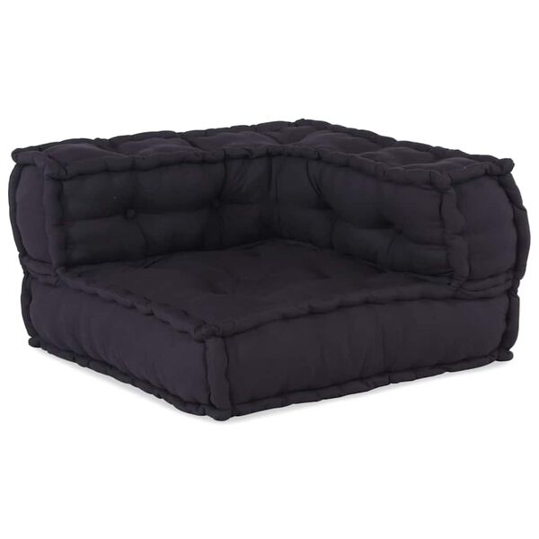 vidaXL 2-Sitzer-Modulsofa Anthrazit 140x70x36 cm Stoff