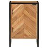 vidaXL Badschrank 40x30x60 cm Massivholz Akazie und Eisen