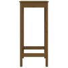vidaXL 5-tlg. Bar-Set Honigbraun Massivholz Kiefer