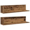 vidaXL Wandregale 2 Stk. Altholz-Optik 75x16,5x16,5 cm Holzwerkstoff