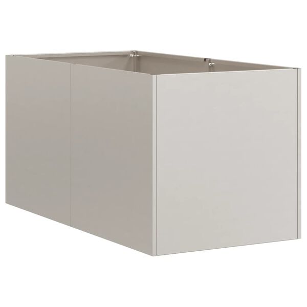 vidaXL Pflanzk&uuml;bel Rostig 40x80x40 cm Wetterfester Stahl