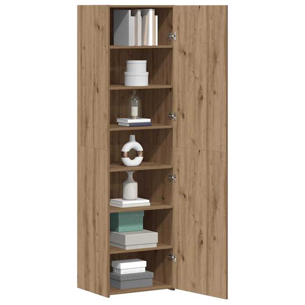 vidaXL Highboard 2 pcs Artisan-Eiche 50 x 42,5 x 185 cm