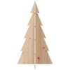 vidaXL Weihnachtsbaum Holz zum Schm&uuml;cken 80 cm Massivholz Kiefer