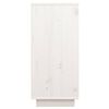 vidaXL Sideboard Weiß 60x34x75 cm Massivholz Kiefer