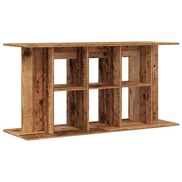 vidaXL Aquariumst&auml;nder Altholz-Optik 120x40x60 cm Holzwerkstoff