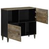 vidaXL Sideboard 80x33x75 cm Massivholz Mango