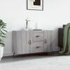 vidaXL Sideboard Grau Sonoma 100x36x60 cm Holzwerkstoff