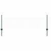 vidaXL Sechseckzaun mit Pfosten 100 x 0,5 m PVC-beschichteter Stahl