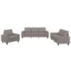 vidaXL 3-tlg. Sofagarnitur Taupe Stoff