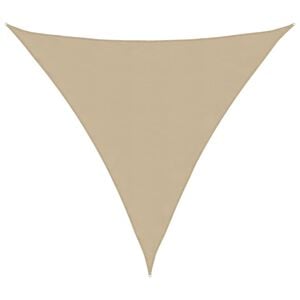 vidaXL Sonnensegel Oxford-Gewebe Dreieckig 5x5x5 m Beige