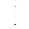 vidaXL Gartendusche mit Stativ 221 cm Aluminium