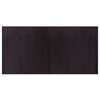 vidaXL Teppich Rechteckig Dunkelbraun 100x200 cm Bambus