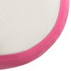 vidaXL Aufblasbare Gymnastikmatte mit Pumpe 200x200x20 cm PVC Rosa