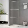 vidaXL Duschwand f&uuml;r Begehbare Dusche mit Klarem ESG-Glas 115x195 cm