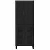 vidaXL Highboard 2 pcs Schwarz Eichen-Optik 69,5 x 34 x 180 cm