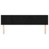 vidaXL Kopfteile 2 Stk. Schwarz 80x5x78/88 cm Samt