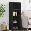 vidaXL Highboard Schwarz 40x41x124 cm Holzwerkstoff