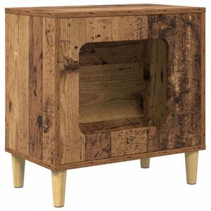 vidaXL Katzenhaus Altholz 51 x 30 x 52 cm Holzwerkstoff