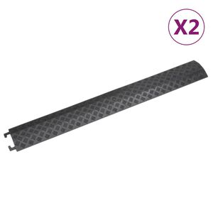 vidaXL Kabelbr&uuml;cken 2 Stk. 98,5 cm Schwarz