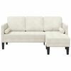 vidaXL Sofa Set Creme 173 x 131 x 67 cm Samt