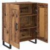 vidaXL Sideboard Altholz 69,5 x 34 x 90 cm Verbundholz und Eisen